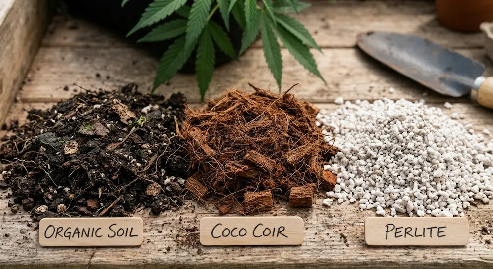 different soil types