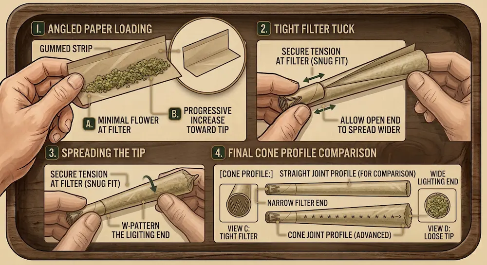 Step 7: Twist or Flat-Top the Crown
