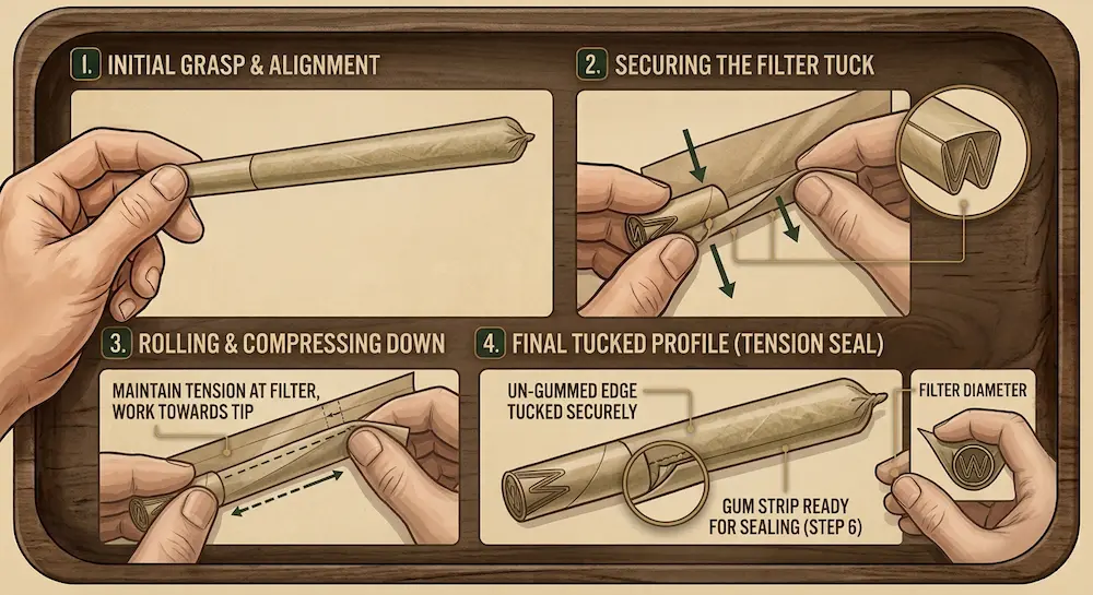 Step 5: The Tuck and Roll